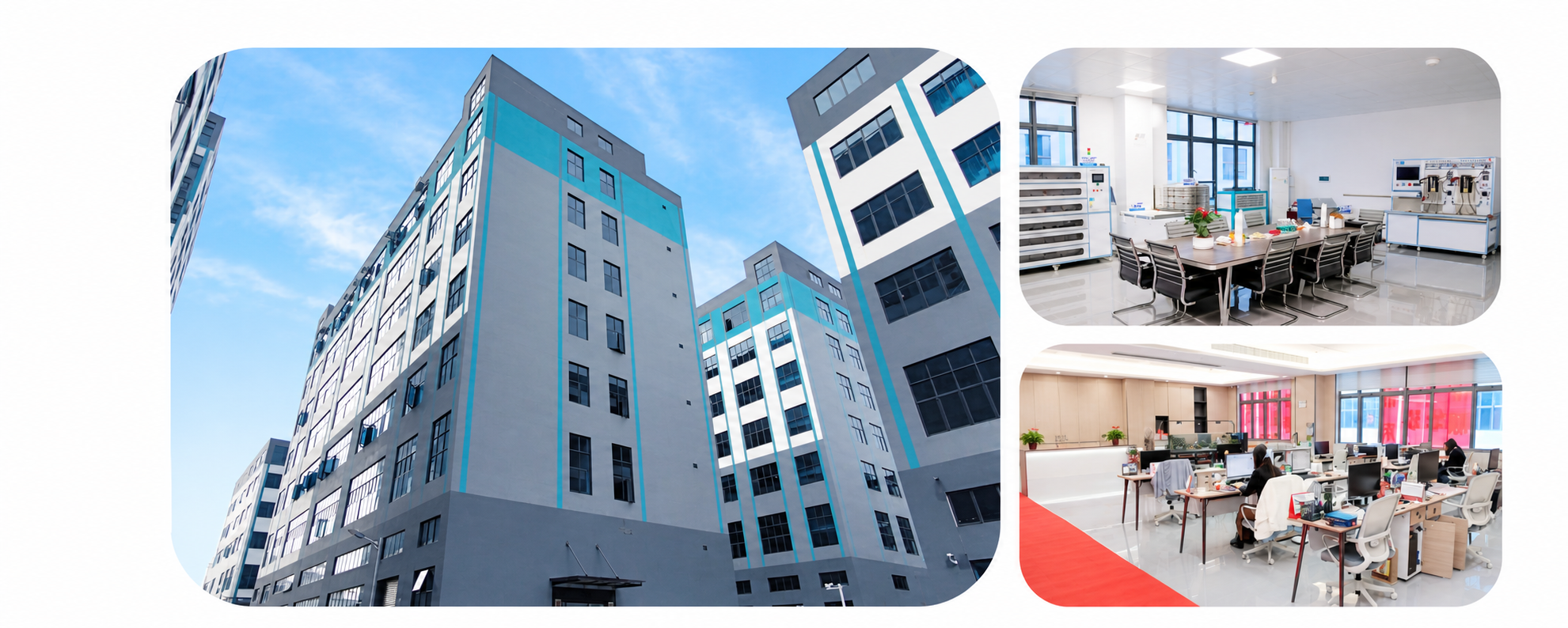 HUANHUA factory building, product testing laboratory and project office
