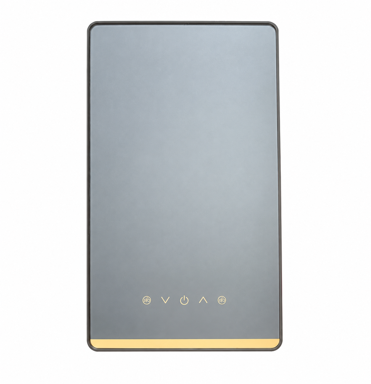 Rhua Glass with gold trim instant electric water heater