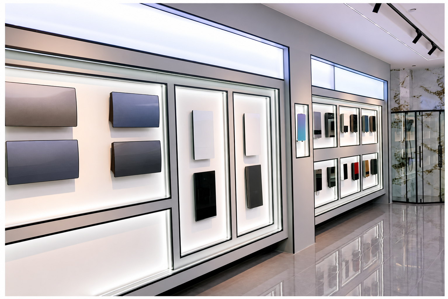 Rhua electric water heater showroom and sample room